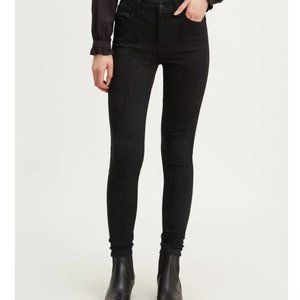 NWT Levi's 720 super Skinny High Rise jeans black Snake Sz 4 27 x 30 ankle